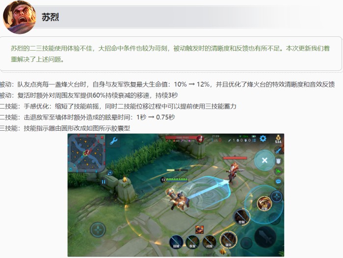 王者荣耀苏烈出装攻略2022-边路苏烈该怎么玩