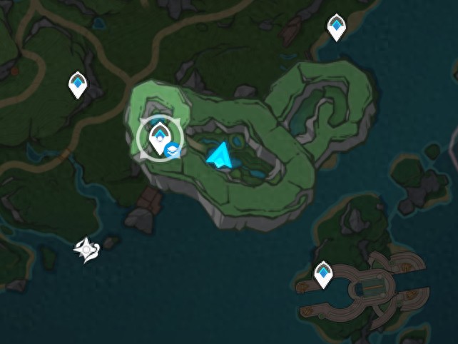 原神锈舵酒馆资源获取攻略-锈舵酒馆的大炮开启的隐藏地图(锚点+2神瞳+3宝箱)