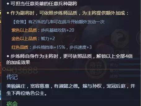 三国兵临天下攻略-雍容雅步步练师介绍