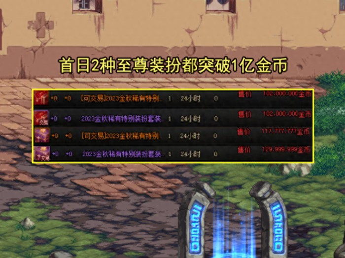 DNF降价最快至尊装扮-至尊装扮降价原因