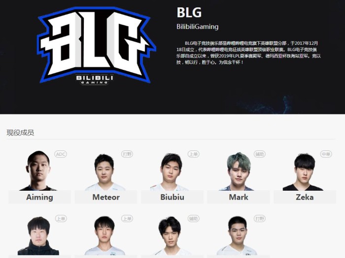 英雄联盟vg战队现在叫什么？vg战队成员一览