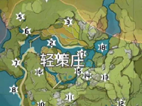 原神岩神瞳分布路线图一览-岩神瞳位置图文介绍