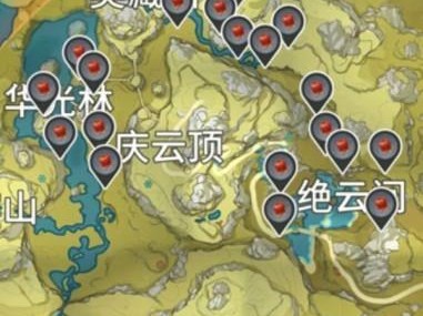 原神绝云椒椒采集点路线-绝云椒椒快速采集攻略