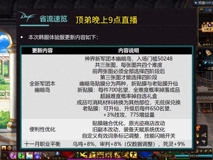 地下城与勇士全新军团本(幽暗岛)详细攻略-韩服幽暗岛军团副本详细玩法