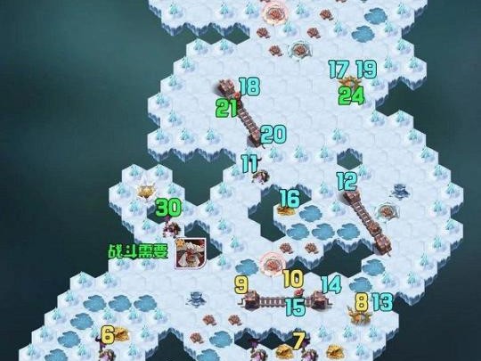 剑与远征雪与火攻略路线图-雪与火通关路线分享