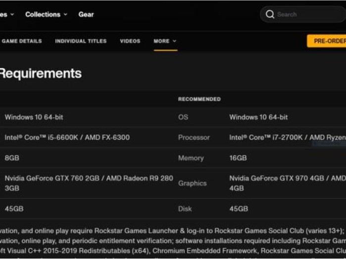 GTA三部曲终极版配置要求高吗？PC配置要求一览
