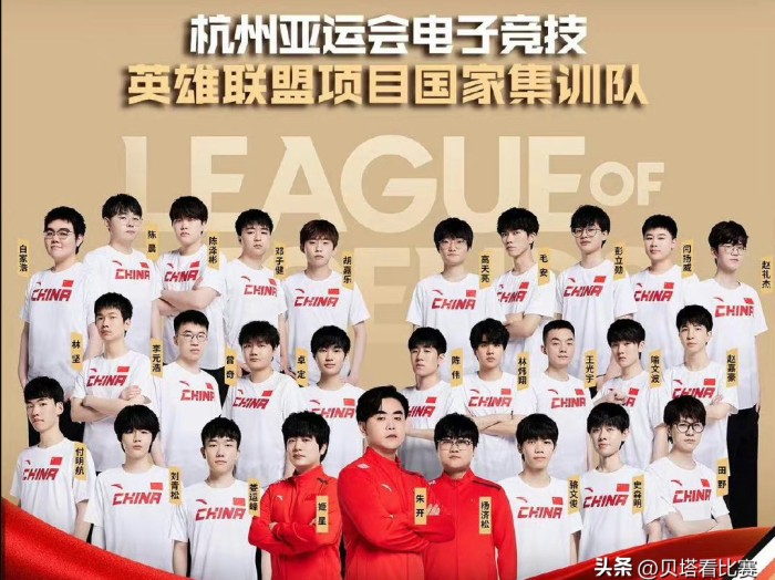 英雄联盟亚运会2023阵容-集训大名单公布一览