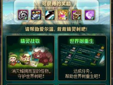 dnf精灵之森大冒险攻略-精灵传说世界树活动介绍