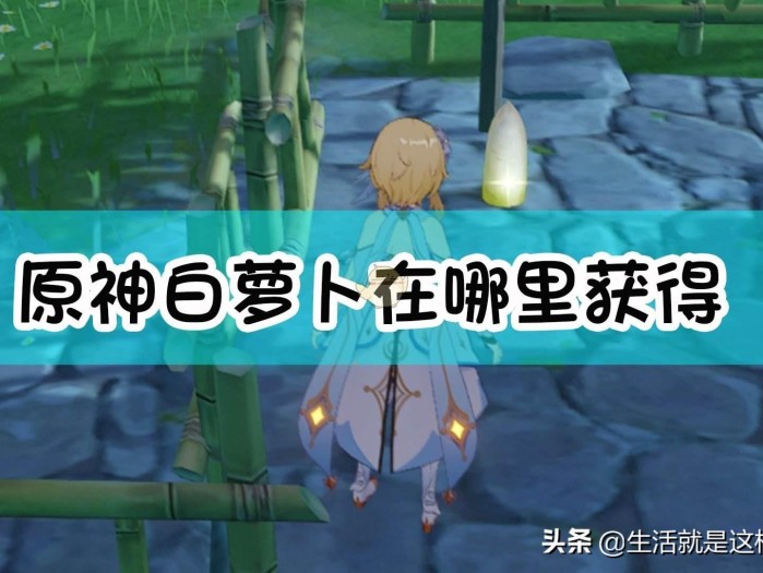原神白萝卜在哪里采集？白萝卜采集路线推荐